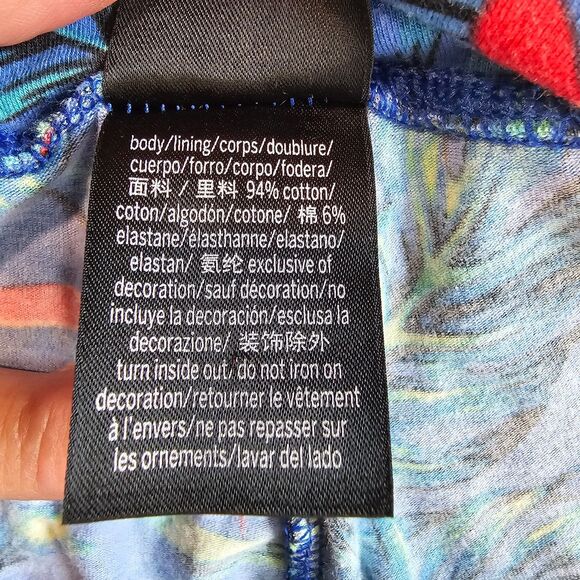 Pink Victoria's Secret Yoga or Biker Pretty Floral Cotton Shorts sz S - Picture 7 of 7